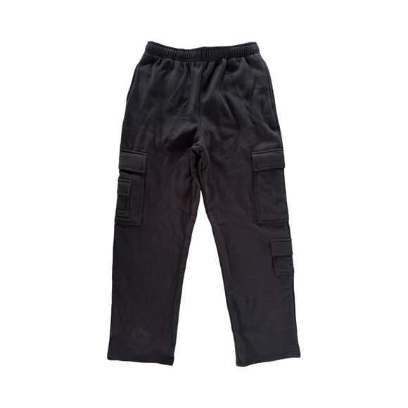 Garage UltraFleece Cargo Straight Sweatpants Black NWT Size M - Picture 4 of 10